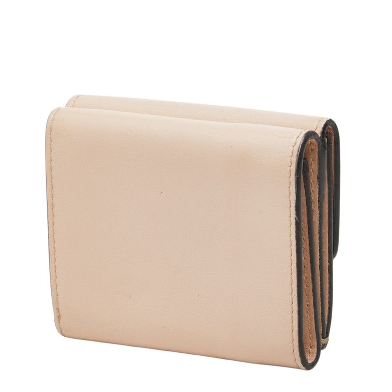 Fendi Micro Trifold Leather Wallet