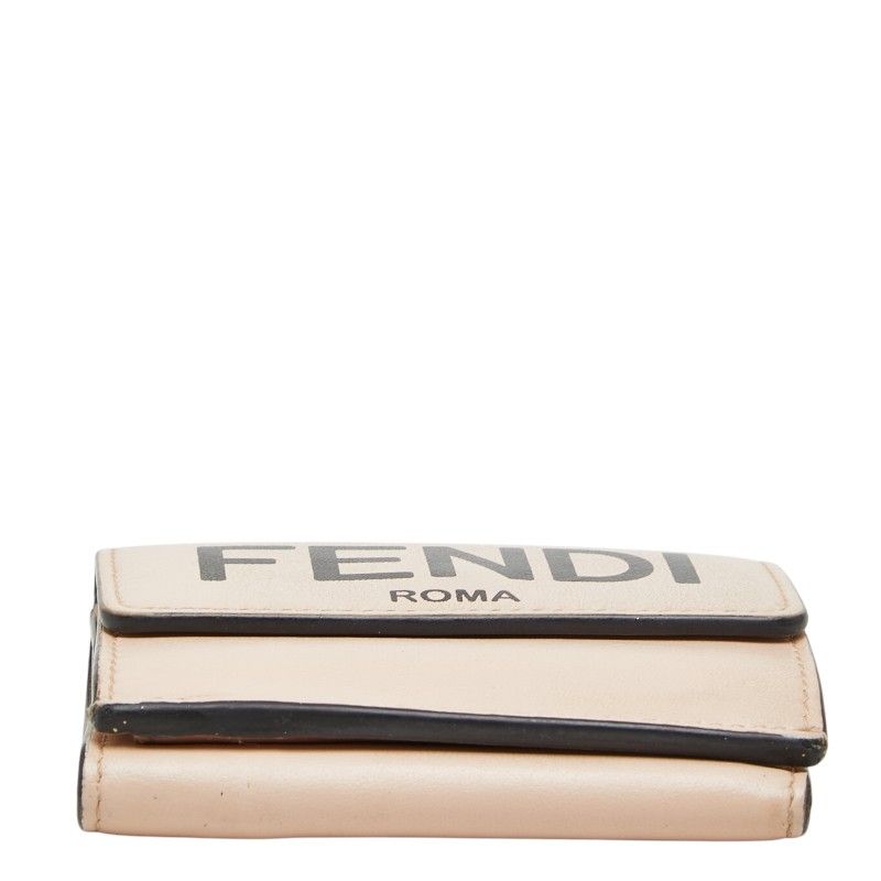 Fendi Micro Trifold Leather Wallet