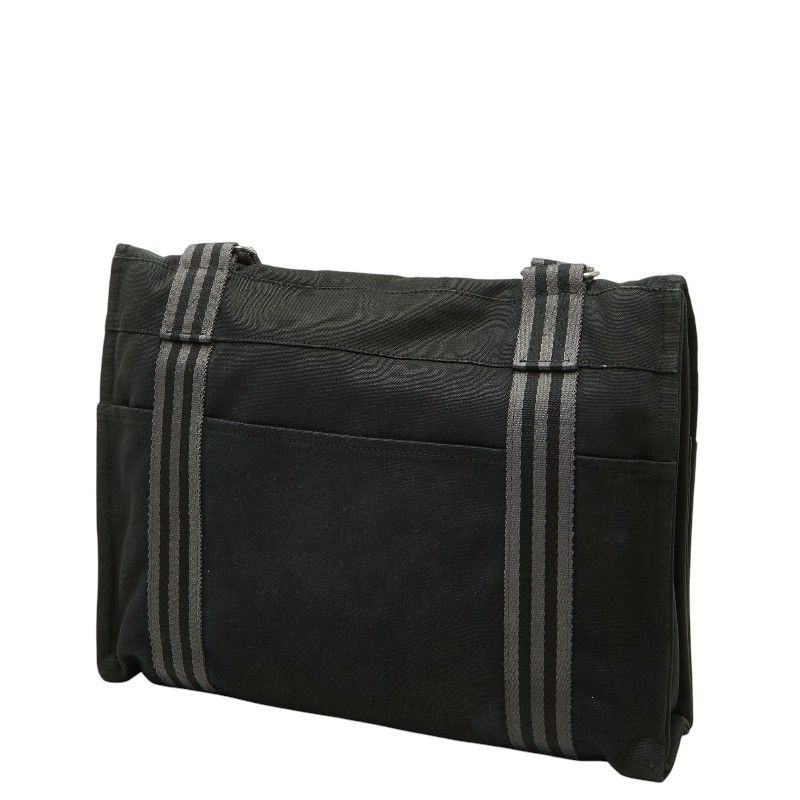 Hermes Fourre Tout Basace MM Canvas Shoulder Bag