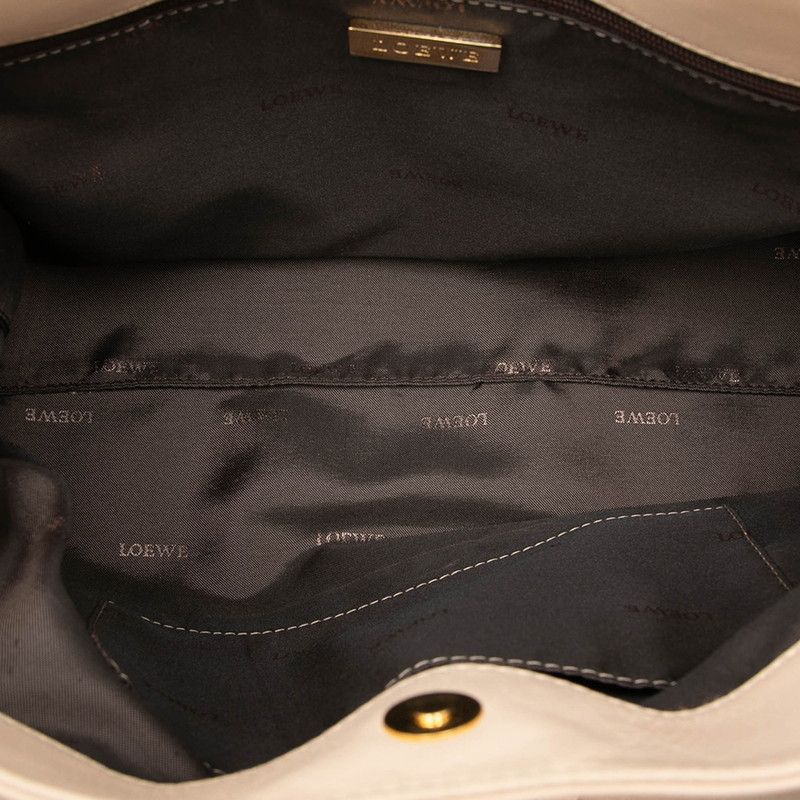 Loewe Anagram Fusta Leather Tote Bag
