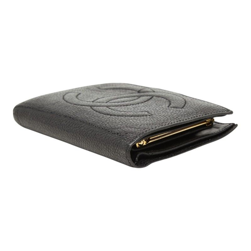 CHANEL Caviar Leather Bifold Wallet