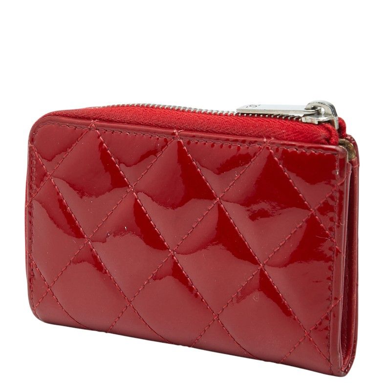 Chanel Matelasse Patent Leather Coin Case