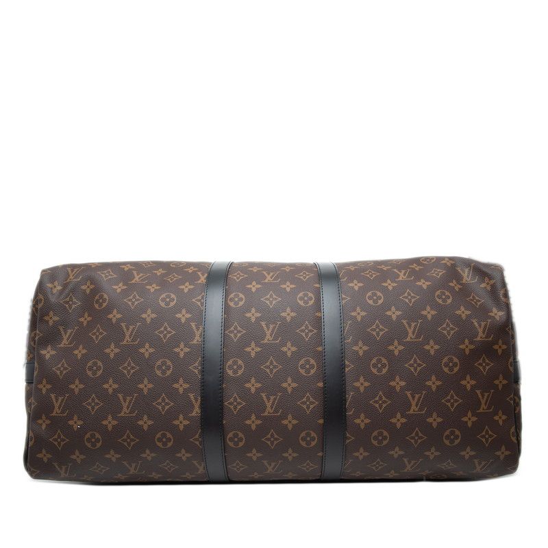 Louis Vuitton Keepall Bandouliere 55 Monogram Macassar travel bag