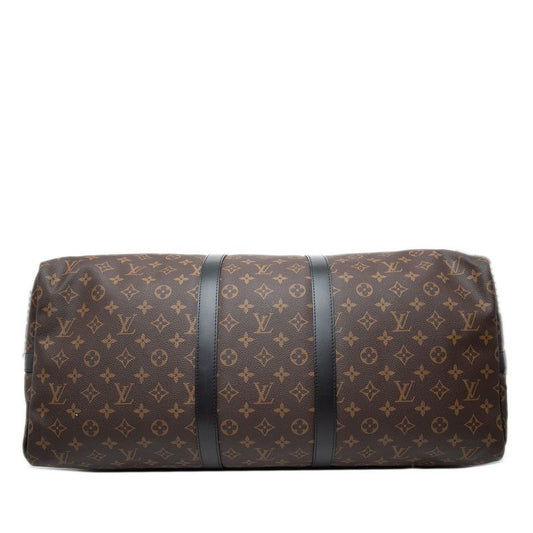 Louis Vuitton Keepall Bandouliere 55 Monogram Macassar travel bag