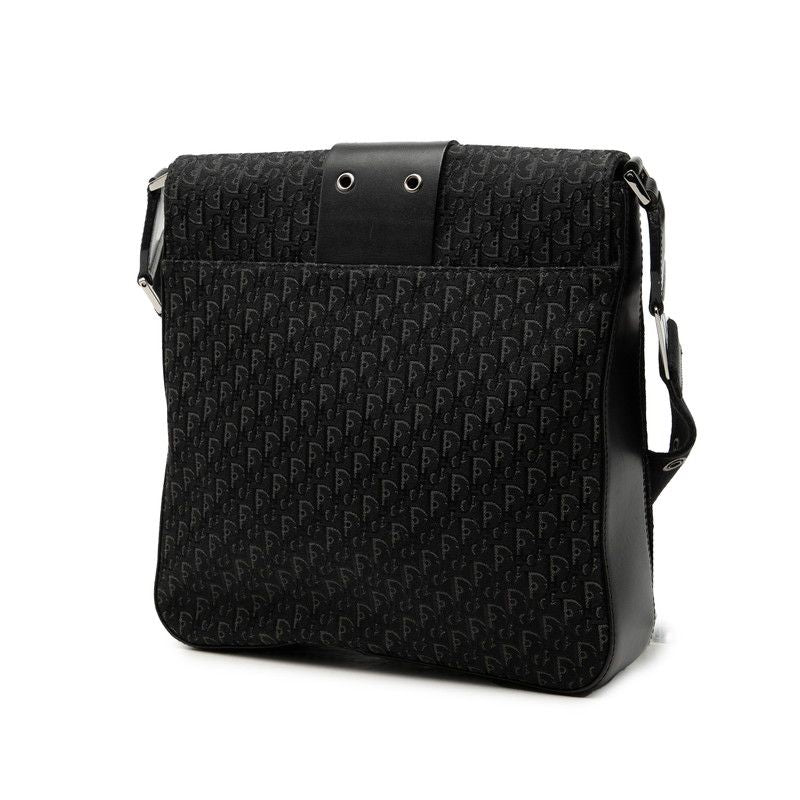 Dior Street Chic Trotter Canvas Leather Shoulder Bag