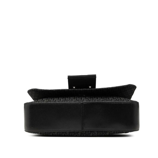 Dior Street Chic Trotter Canvas Leather Shoulder Bag