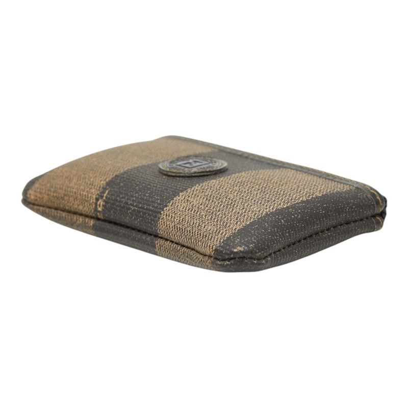 FENDI Pecan Leather Coin Case
