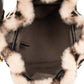 FENDI Mon Tresor Faux Fur Leather Bucket Bag