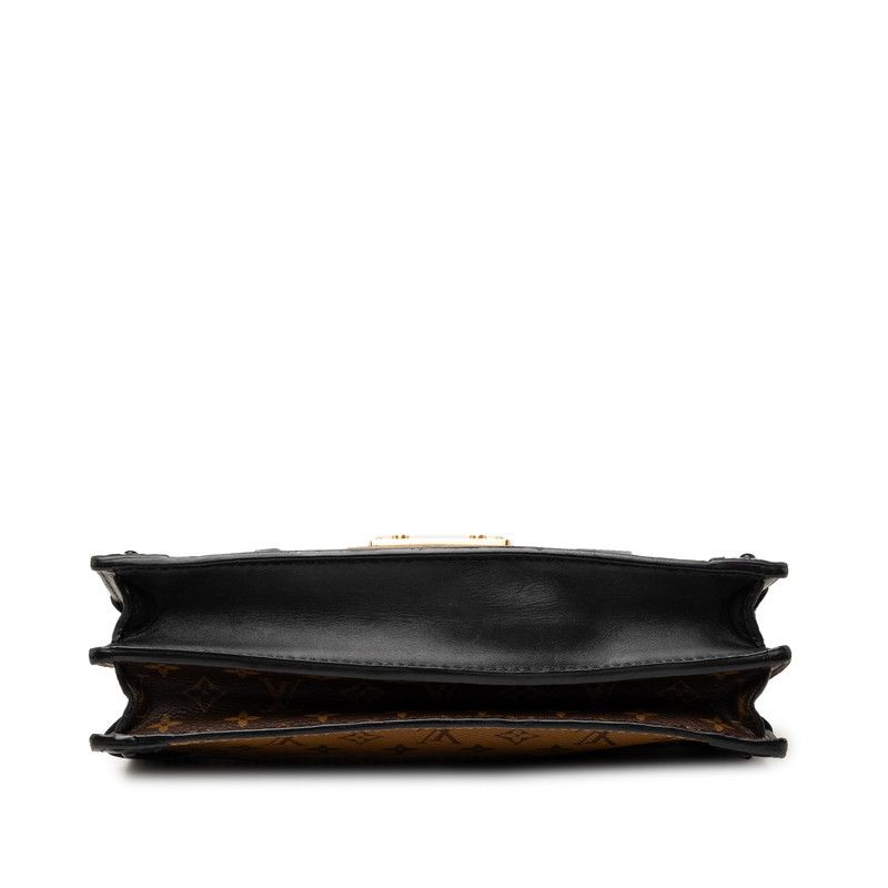 Louis Vuitton Monogram Reverse Trunk Clutch Shoulder Bag