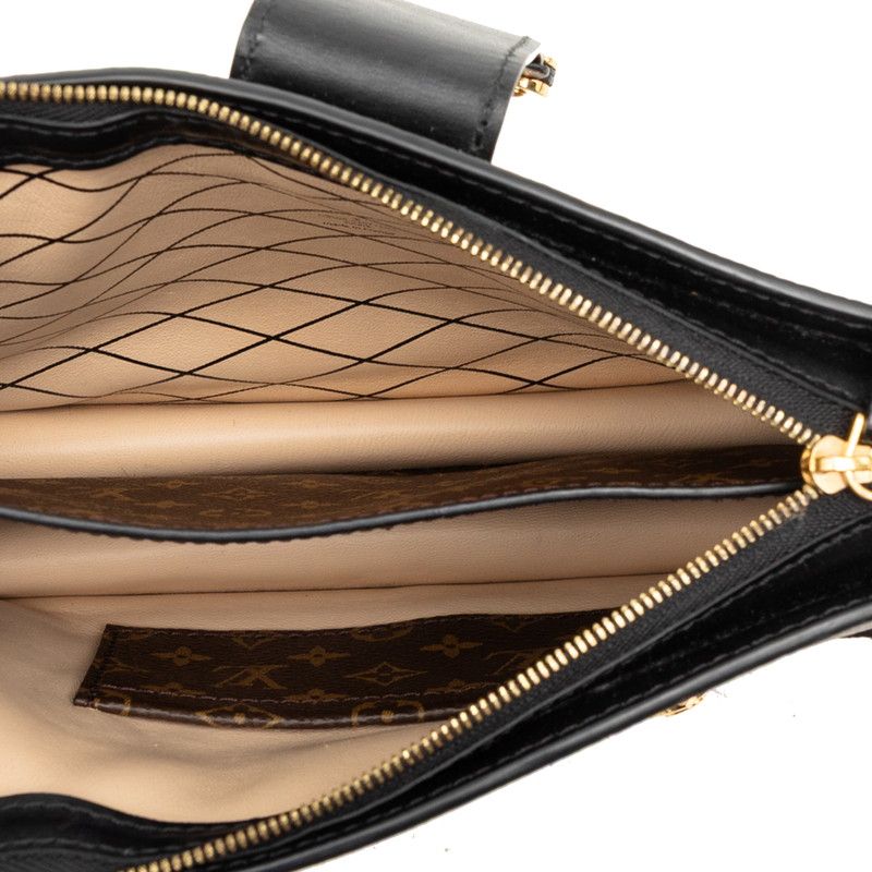 Louis Vuitton Monogram Reverse Trunk Clutch Shoulder Bag