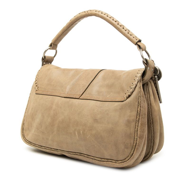 Christian Dior Gaucho Leather Shoulder Bag
