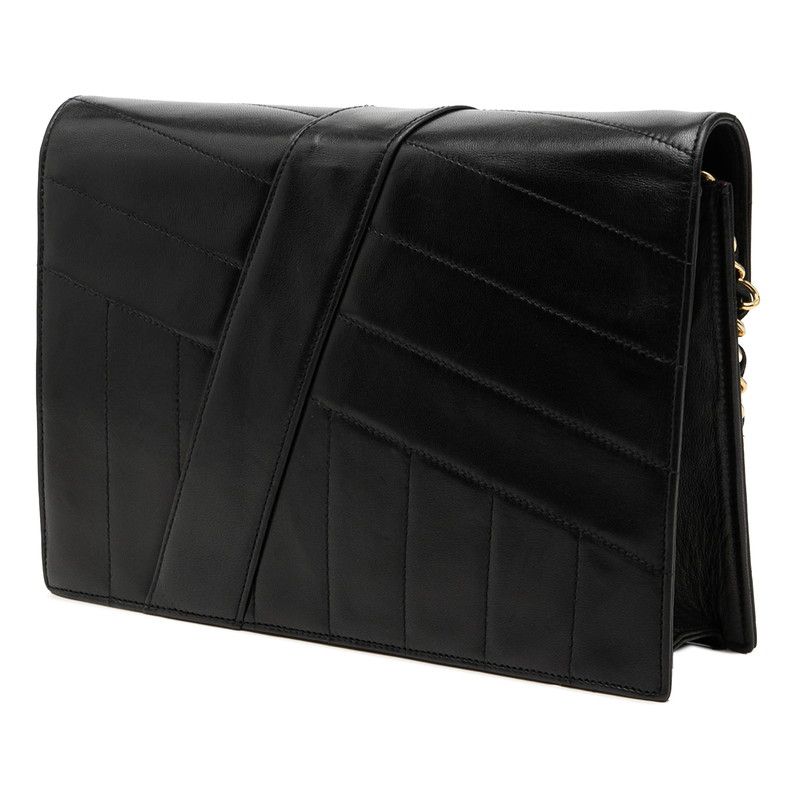 Chanel Coco Mark Lambskin Chain Flap Shoulder Bag