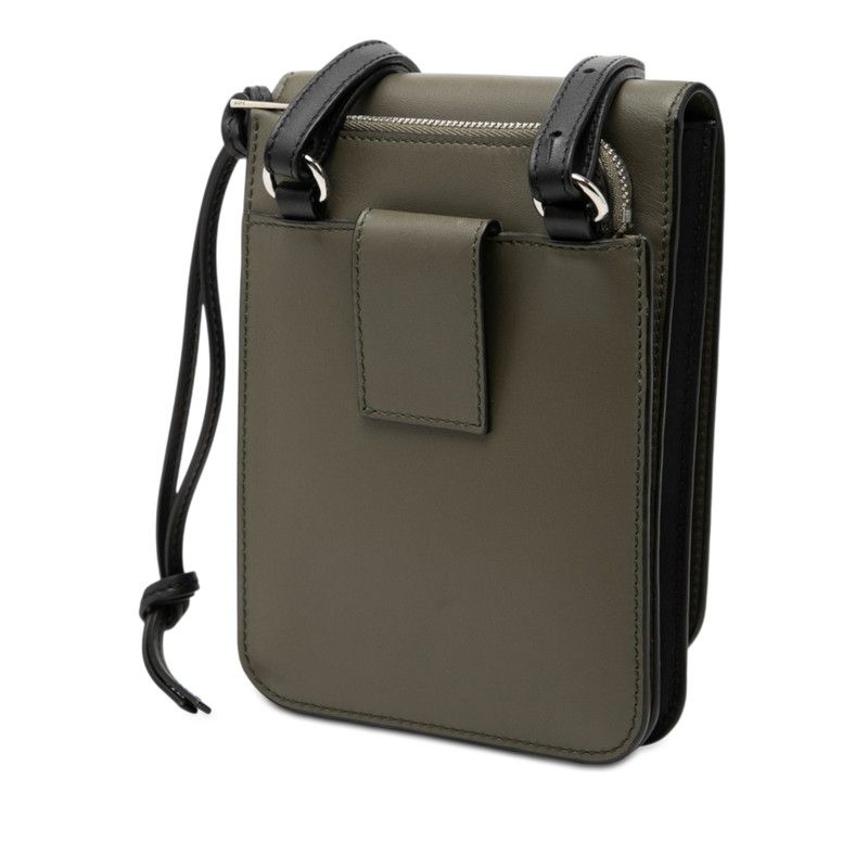 Loewe Anagram Gusset Leather Shoulder Bag