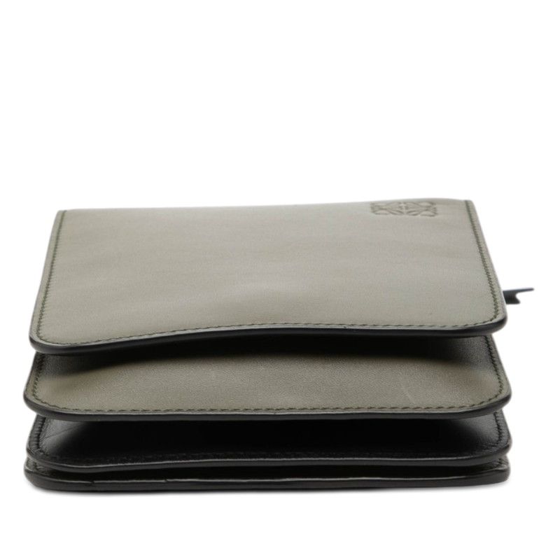 Loewe Anagram Gusset Leather Shoulder Bag
