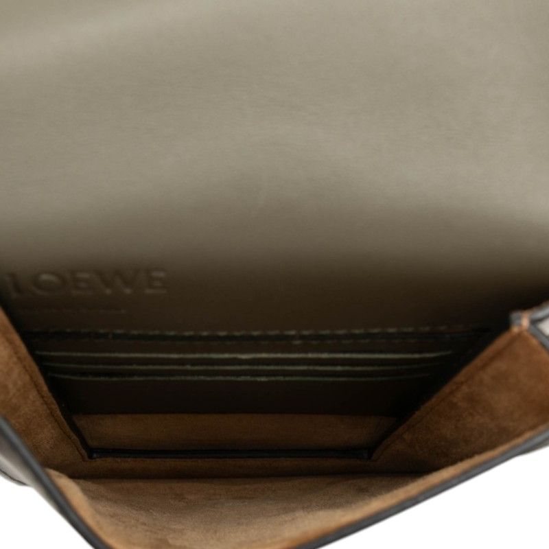 Loewe Anagram Gusset Leather Shoulder Bag