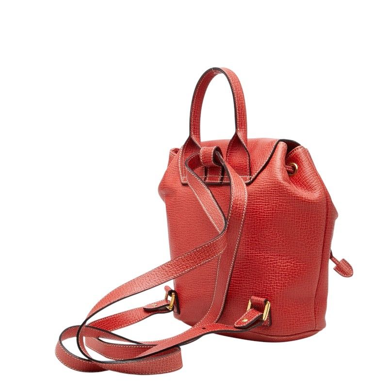 Loewe Embossed Leather Backpack