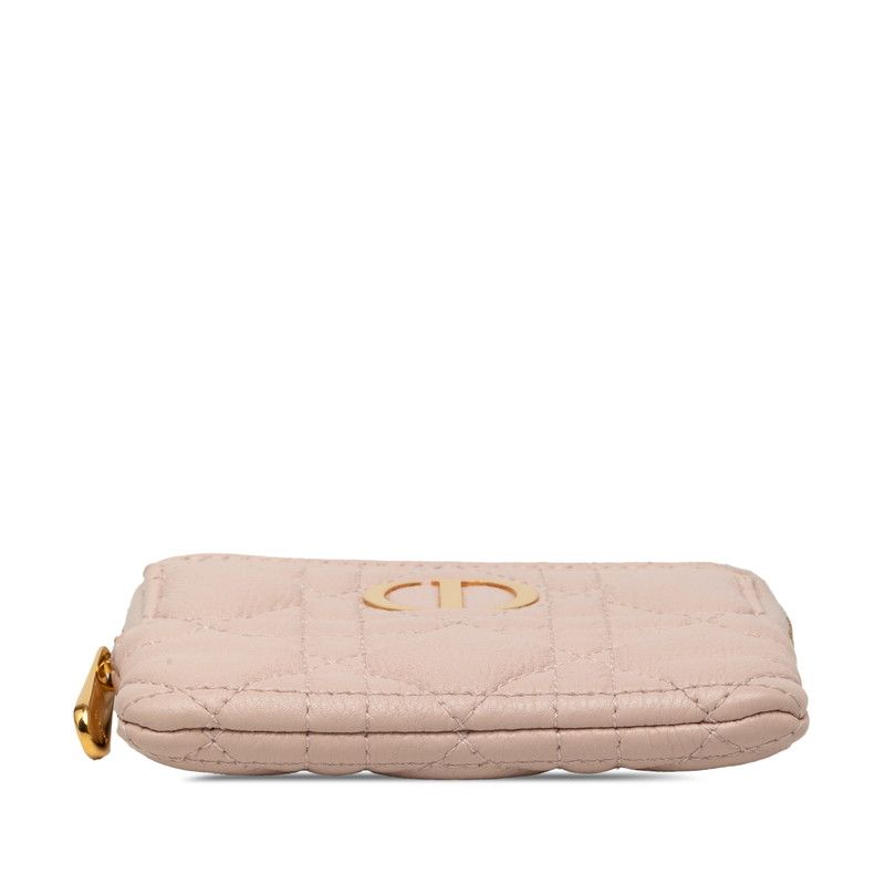 Dior Cannage Caro Lambskin Coin Case