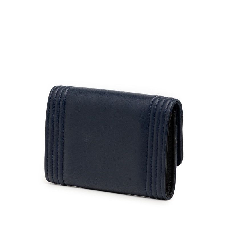 CHANEL Boy Chanel Lambskin Card Case