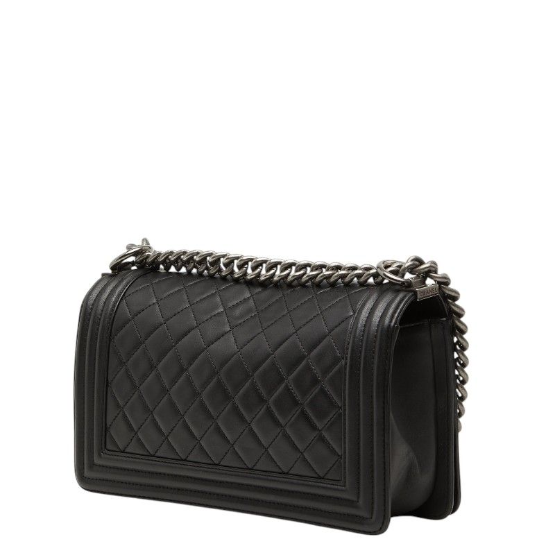 Chanel Boy Chanel Matelasse Lambskin Shoulder Bag