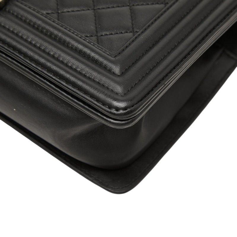 Chanel Boy Chanel Matelasse Lambskin Shoulder Bag