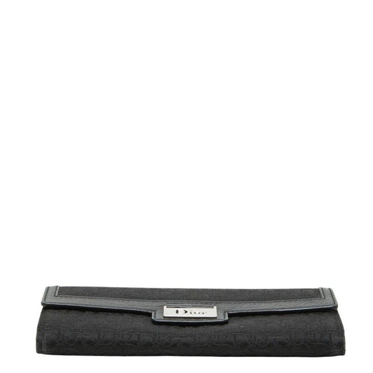 Dior Trotter Canvas Leather Long Wallet