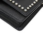 Fendi Karlito Studs Leather Fur Chain Wallet