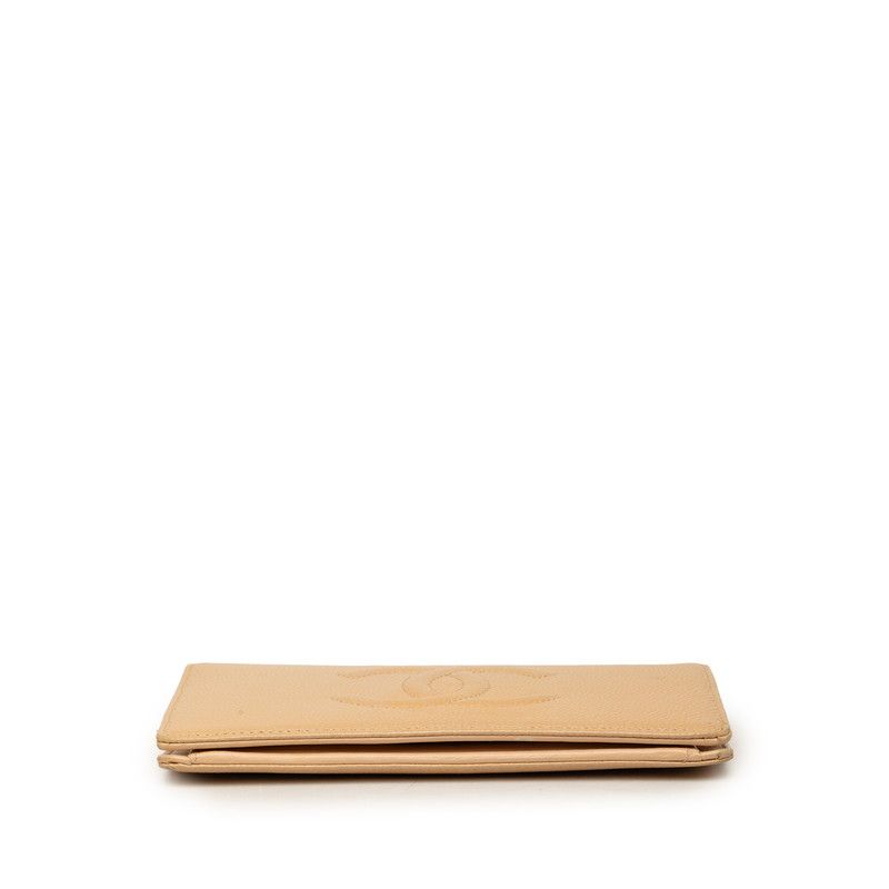 Chanel Caviar Leather Long Wallet