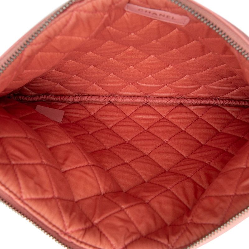 Chanel Boy Chanel Lambskin Clutch Bag