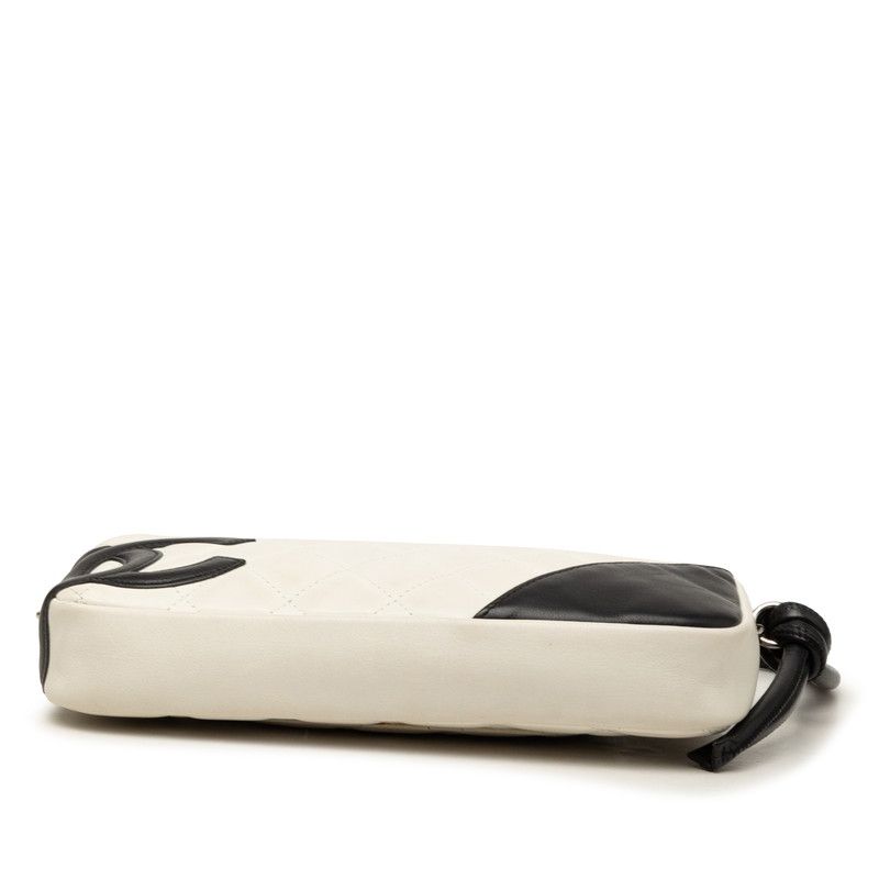CHANEL Cambon Line Lambskin Shoulder Bag