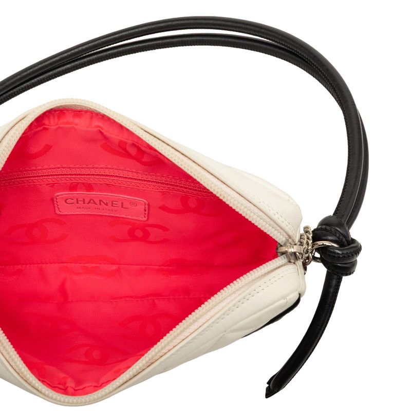 CHANEL Cambon Line Lambskin Shoulder Bag