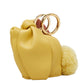 Loewe Animal Bunny Leather Fur Coin Case