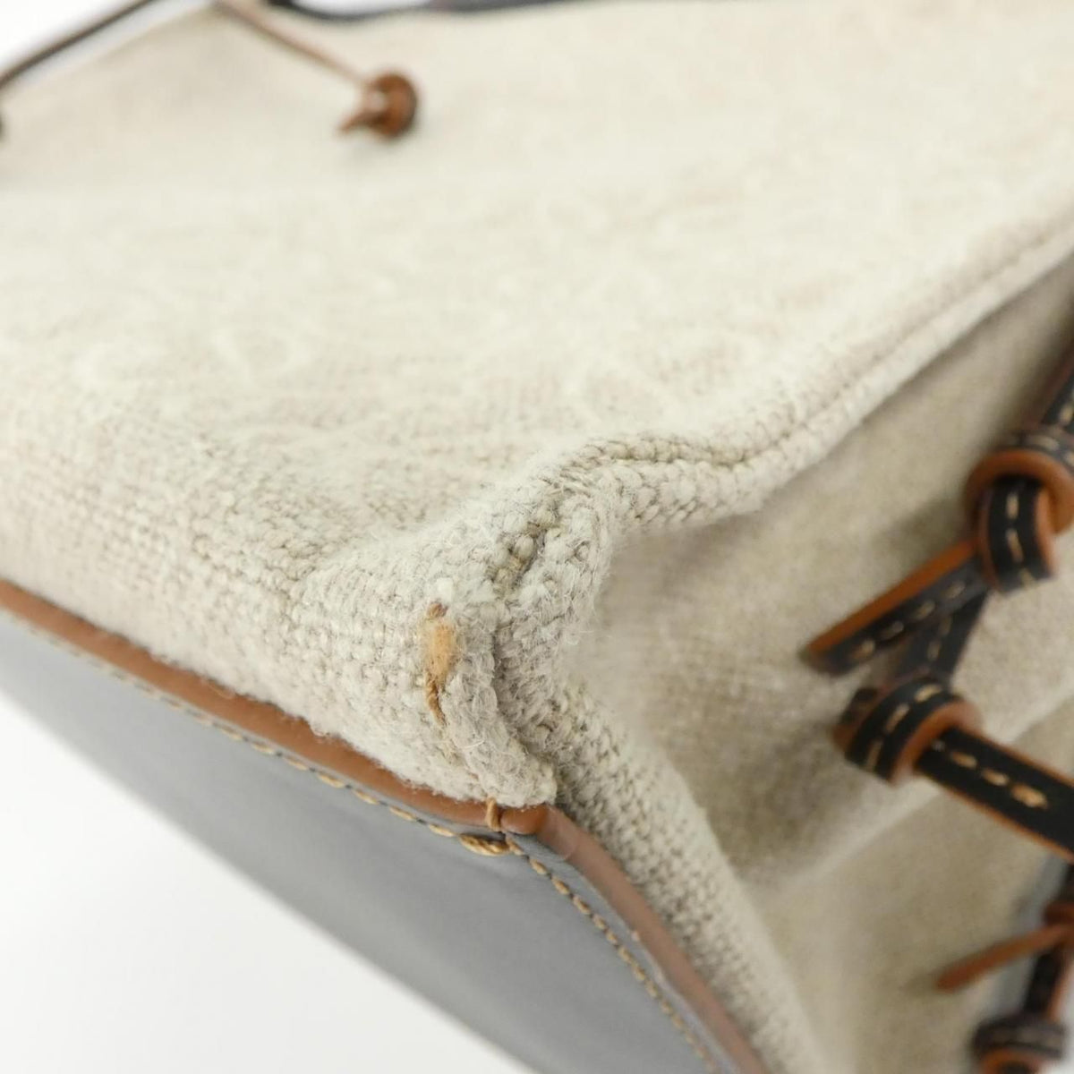 Loewe Cushion Tote Small Linen Calf Tote Bag