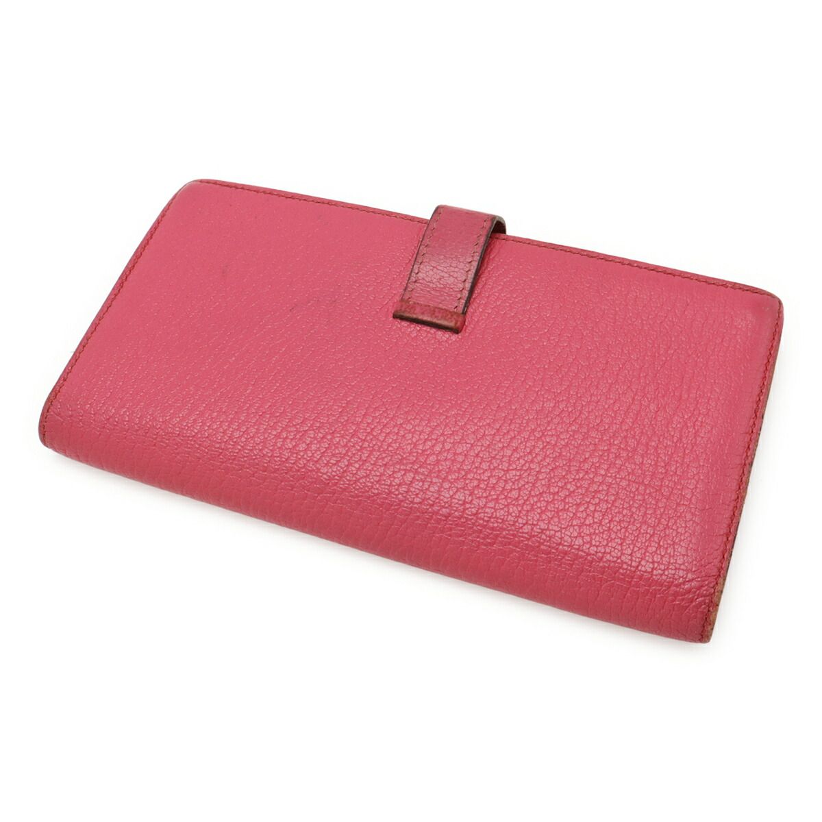 Herm s B arn Soufflet Chevre Long Wallet