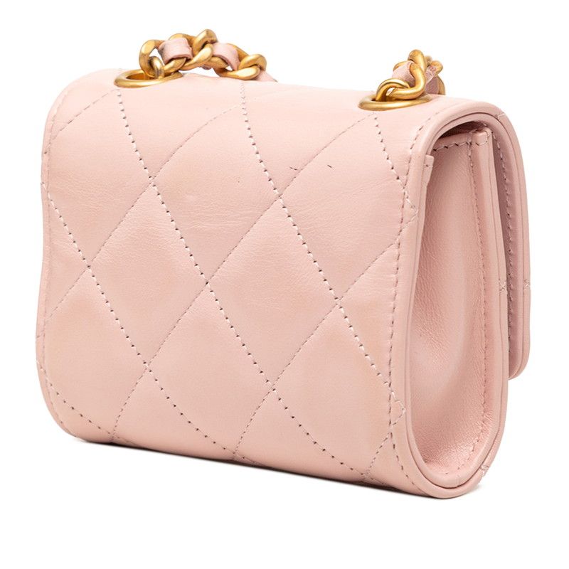 Chanel Coco Mini Mini Matelasse Lambskin Shoulder Bag