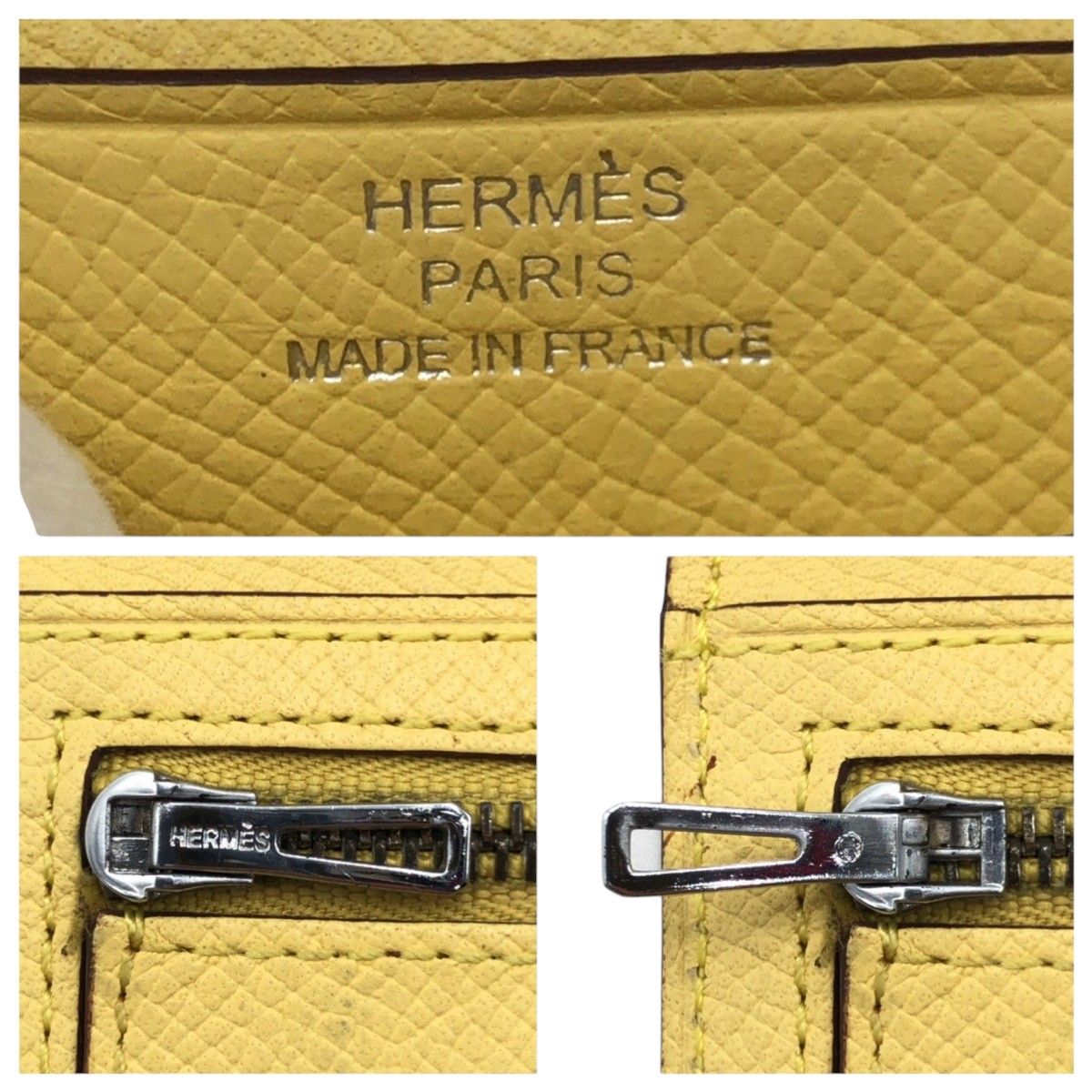 Hermes Bearn Soufflet Vaux Epsom Long Wallet