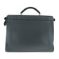 Fendi Peekaboo Sellaria Leather Briefcase
