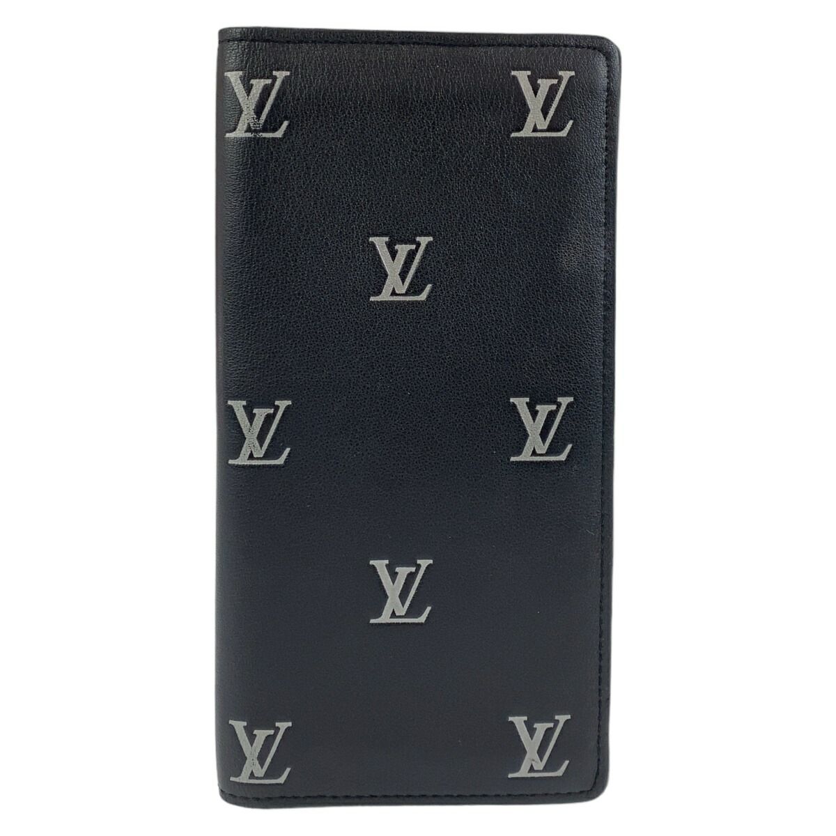 Louis Vuitton Portefeuille Brazza Leather Long Wallet