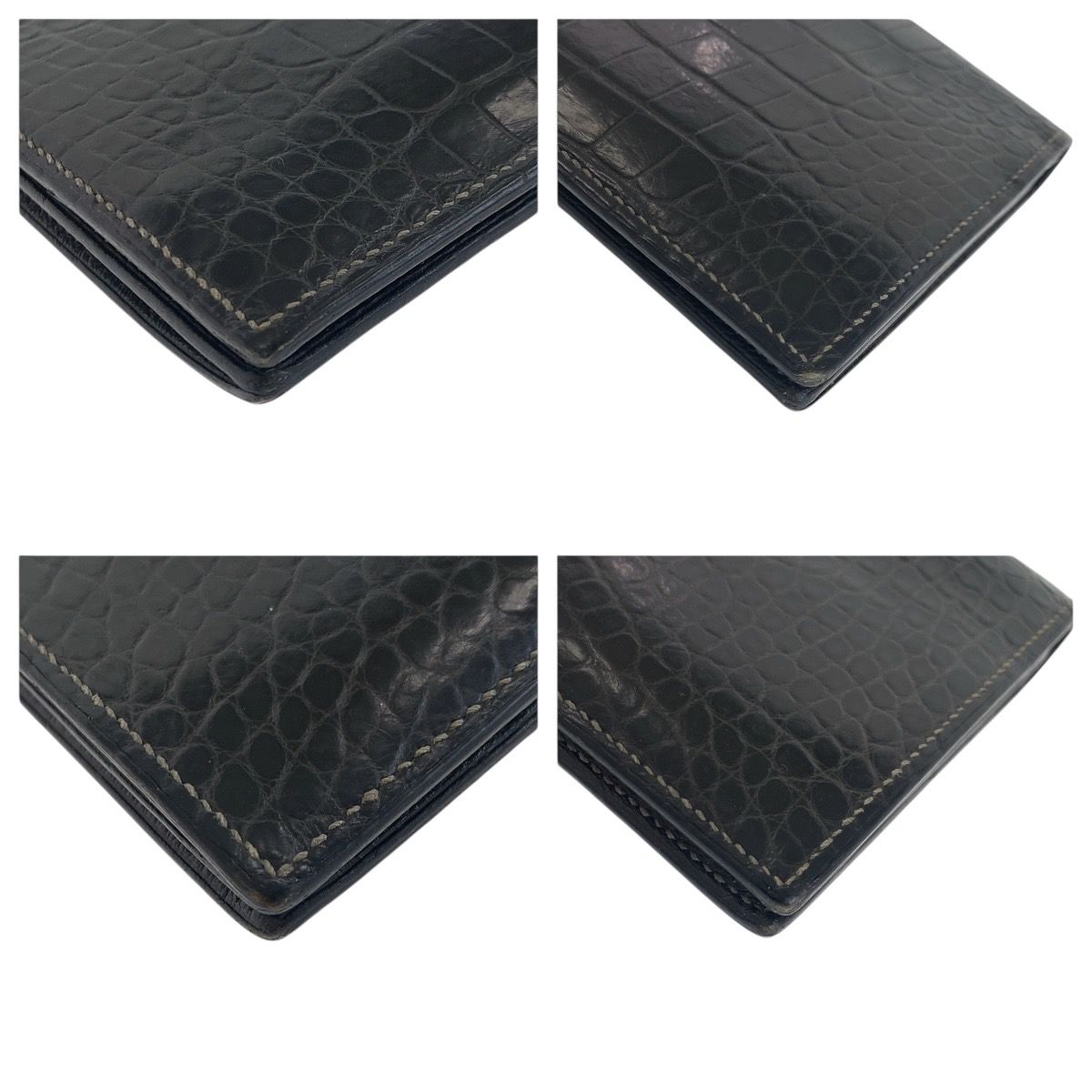 Herm�s MC2 Fleming Alligator Long Wallet