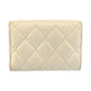 Chanel Leather Trifold Wallet