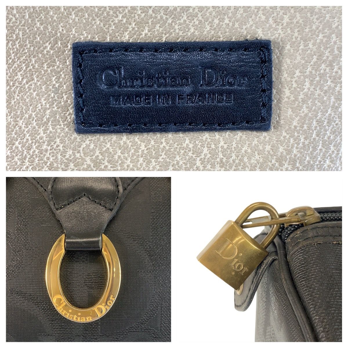 Christian Dior Trotter PVC Boston Bag