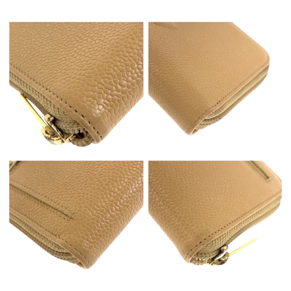 Chanel Caviar Skin Long Wallet
