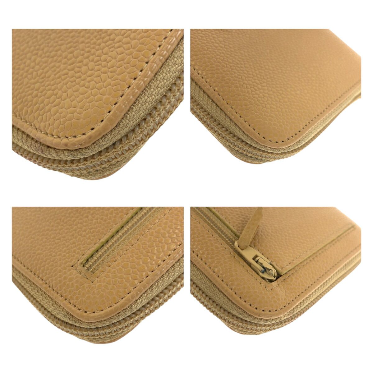 Chanel Caviar Skin Long Wallet