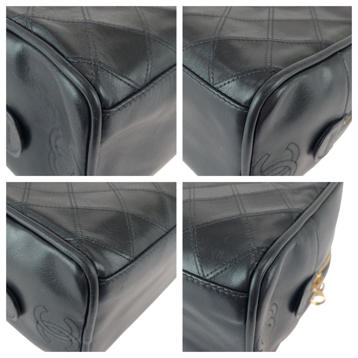 Chanel Bicolore Leather Pouch