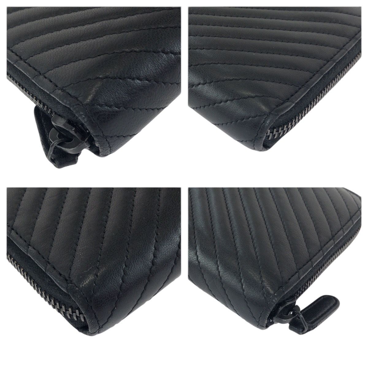 Chanel Chevron Lambskin Long Wallet