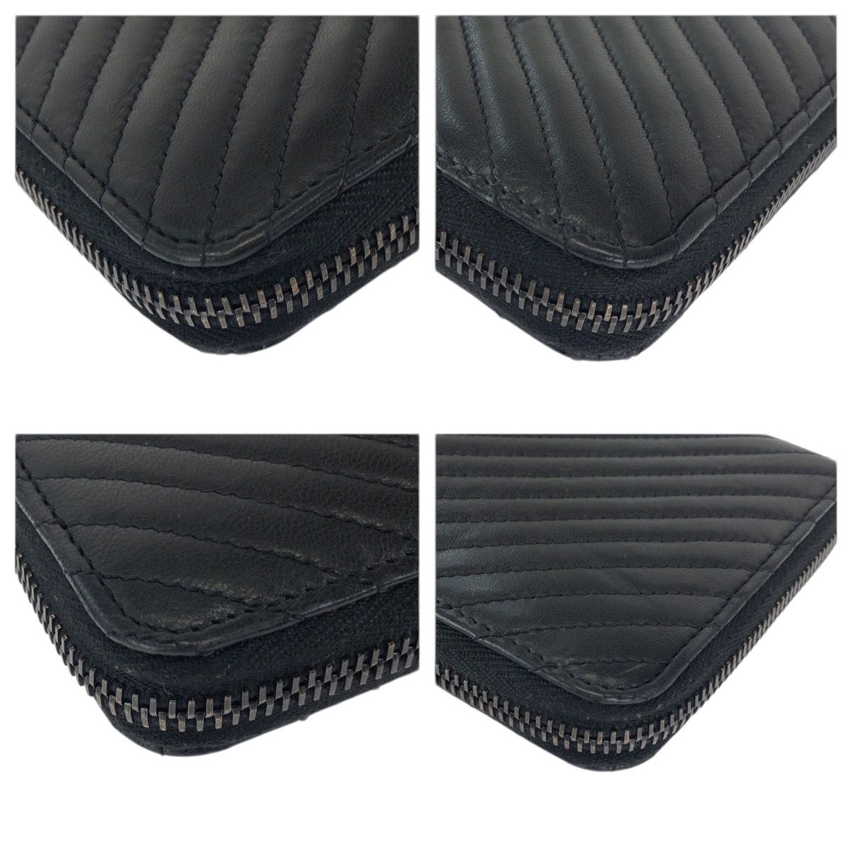 Chanel Chevron Lambskin Long Wallet