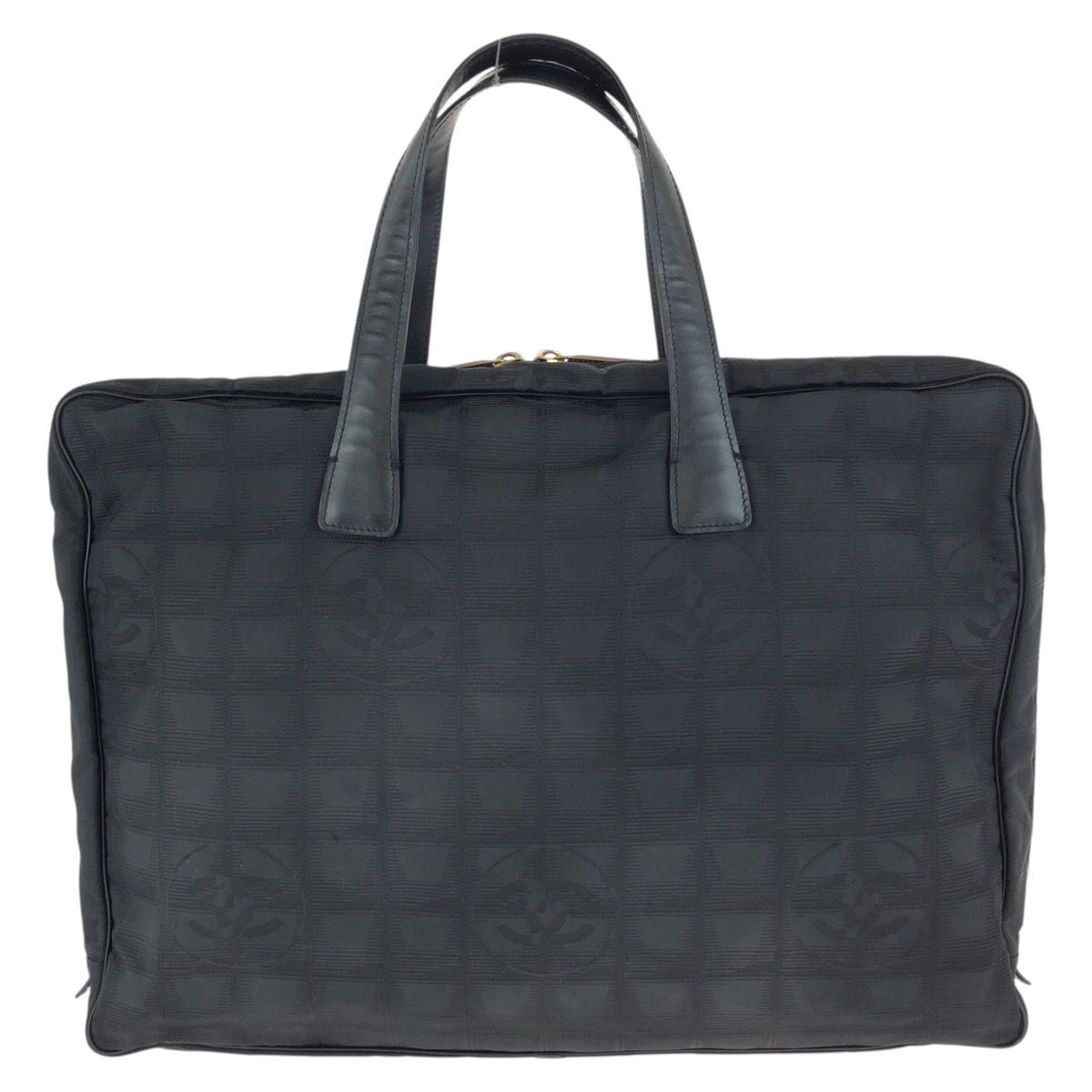 Chanel New Travel Line Nylon Leather Tote Bag