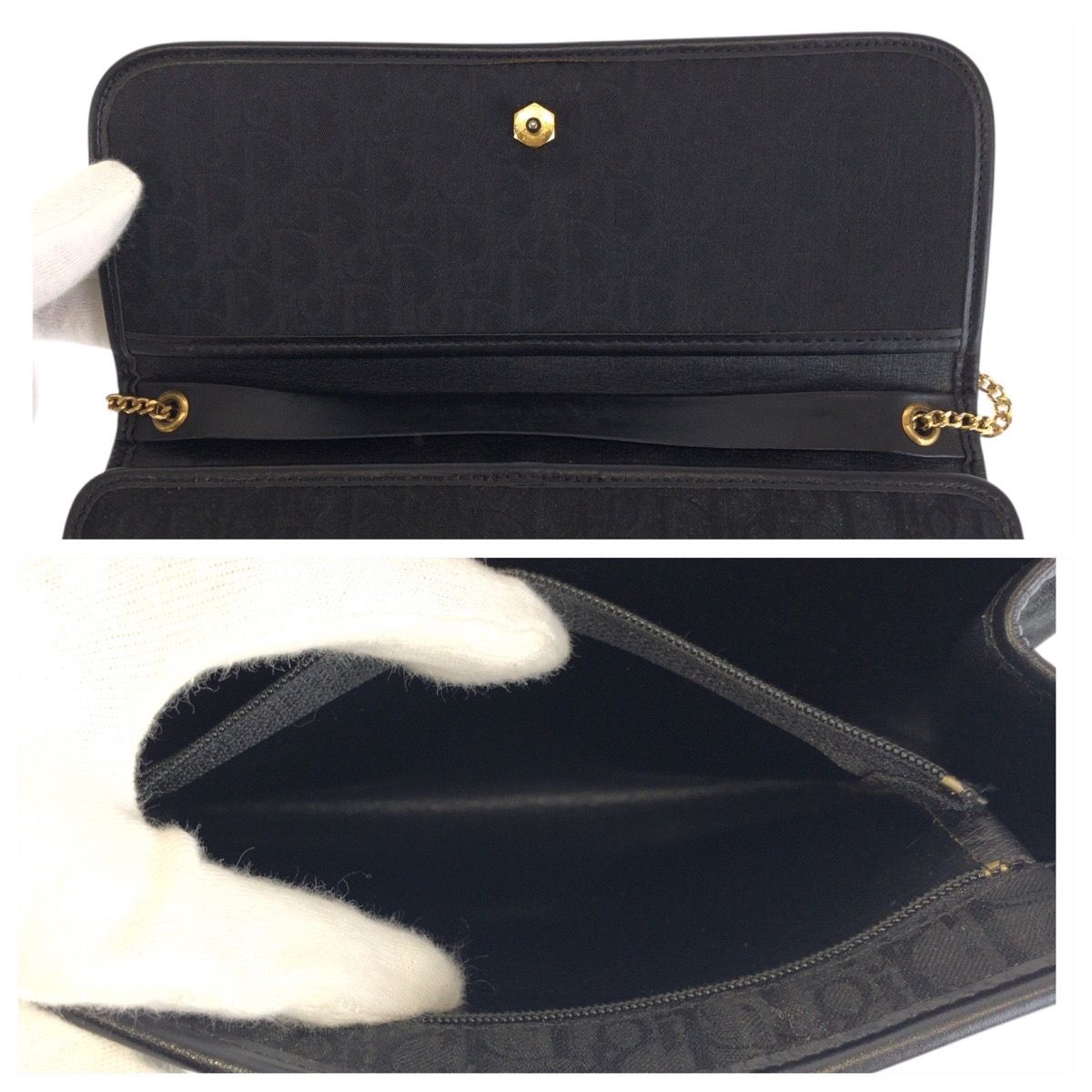 Christian Dior Trotter Canvas Shoulder Bag