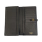 Chanel Coco Button Leather Long Wallet