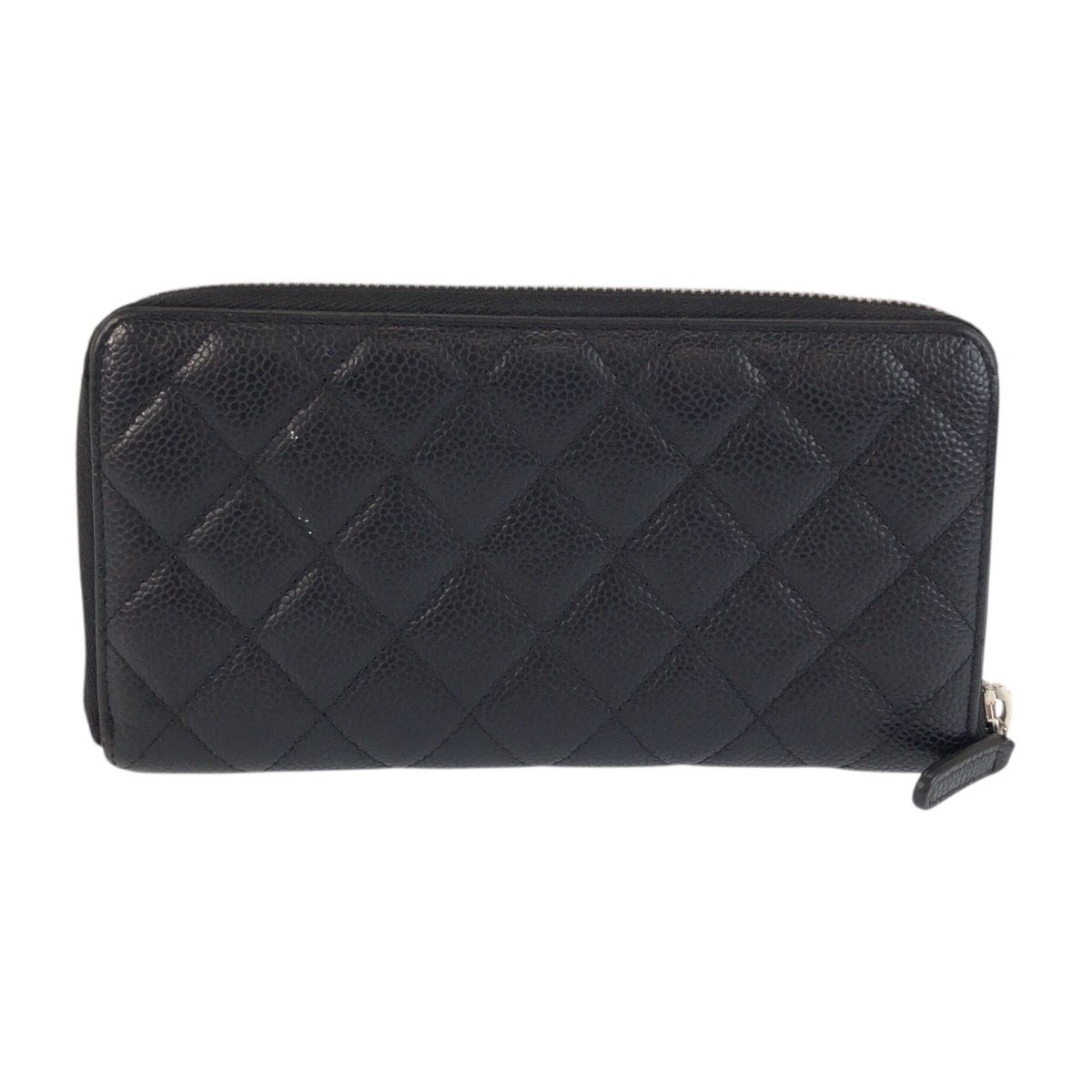 CHANEL Matelasse Leather Long Wallet