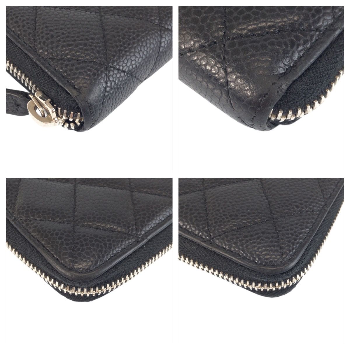 CHANEL Matelasse Leather Long Wallet